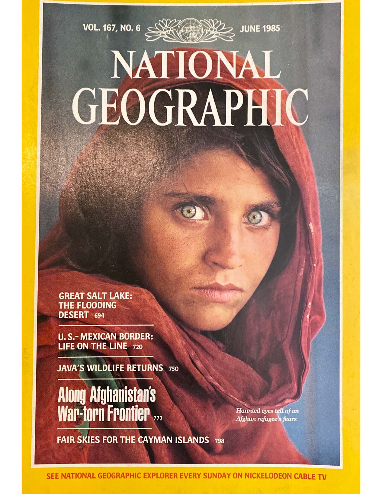 National Geographic cover - eyes